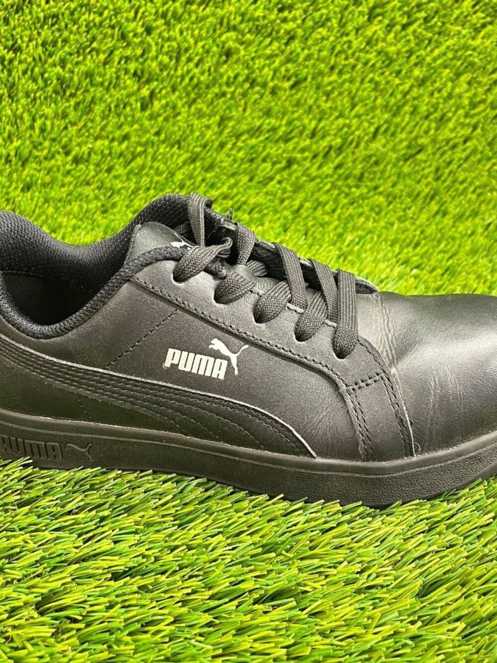 Puma Iconic Womens Size 6 Black Safety Composite Toe Work Shoes Sneakers